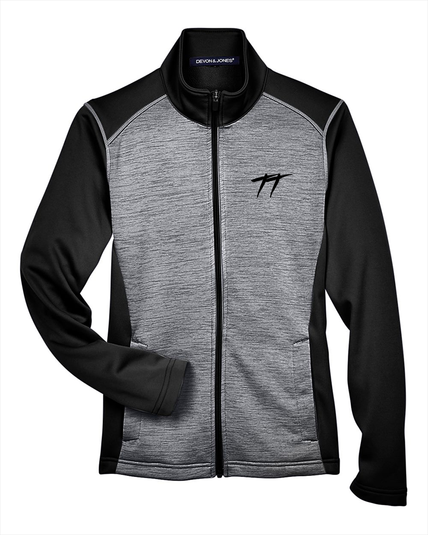 Women's Signature TT Colorblock Mélange Fleece Zip-Up
