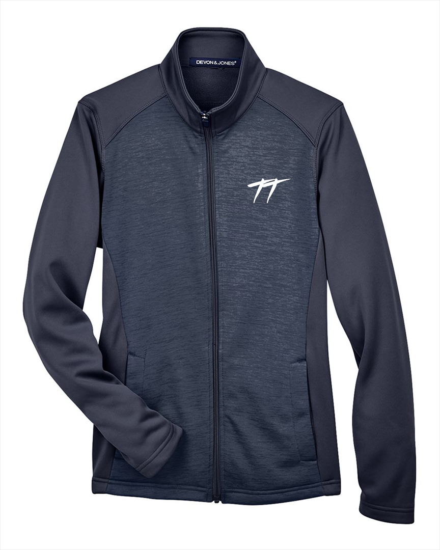 Women's Signature TT Colorblock Mélange Fleece Zip-Up