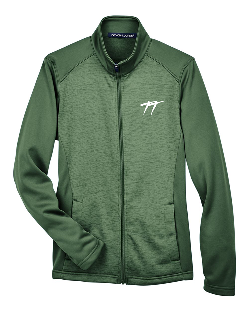 Women's Signature TT Colorblock Mélange Fleece Zip-Up